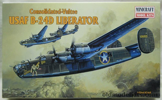 Minicraft 1/72 Consolidated B-24D Liberator 'The Goon' 308th Bombardmenjt Group 14th Air Force CBI China / Burma/ India Theatre, 11612 plastic model kit